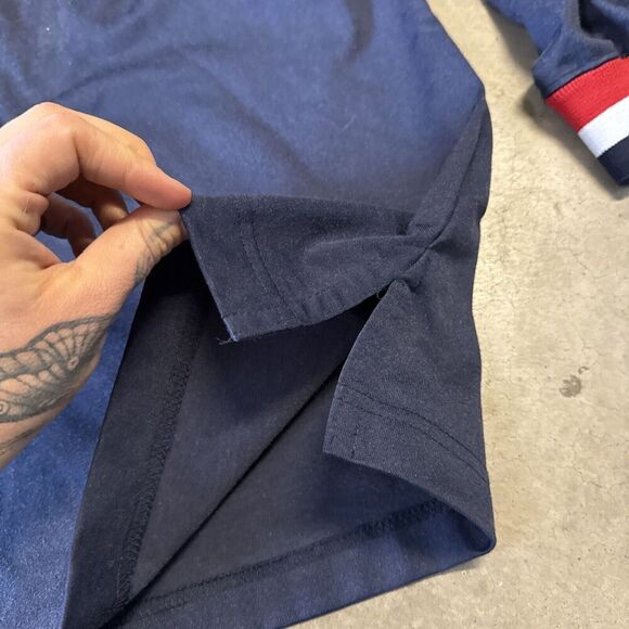 Houston Texans Shirt Mens XXL 2X Blue‎ Long Sleeve Crewneck Pullover Embroidered - Picture 11 of 14